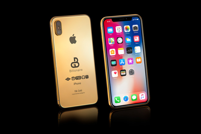 A gold-plated 2018 iPhone is available at the pre-order price of $113,000